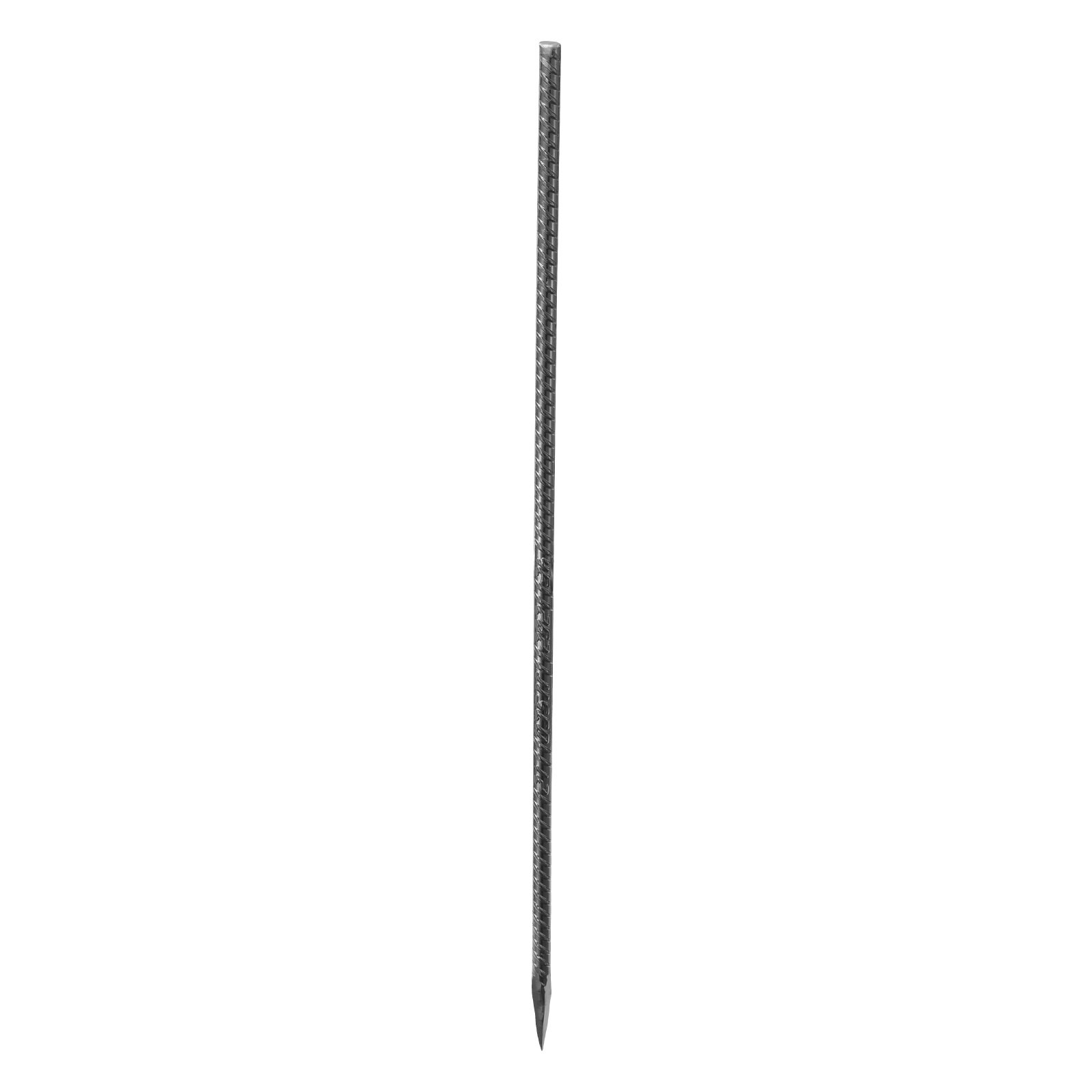 Rebar Stakes, 24-Inch, Heavy-Duty 0.47 in Diameter, Straight Galvanized Steel Gr