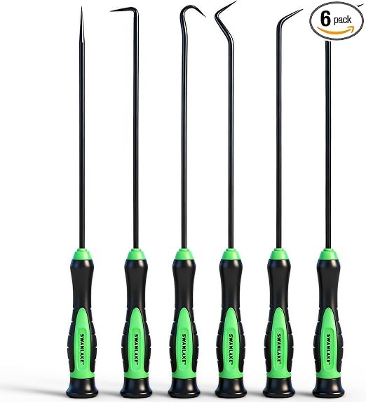 Pick And Hook Set 6 Piece Garage O Ring Seal Remover