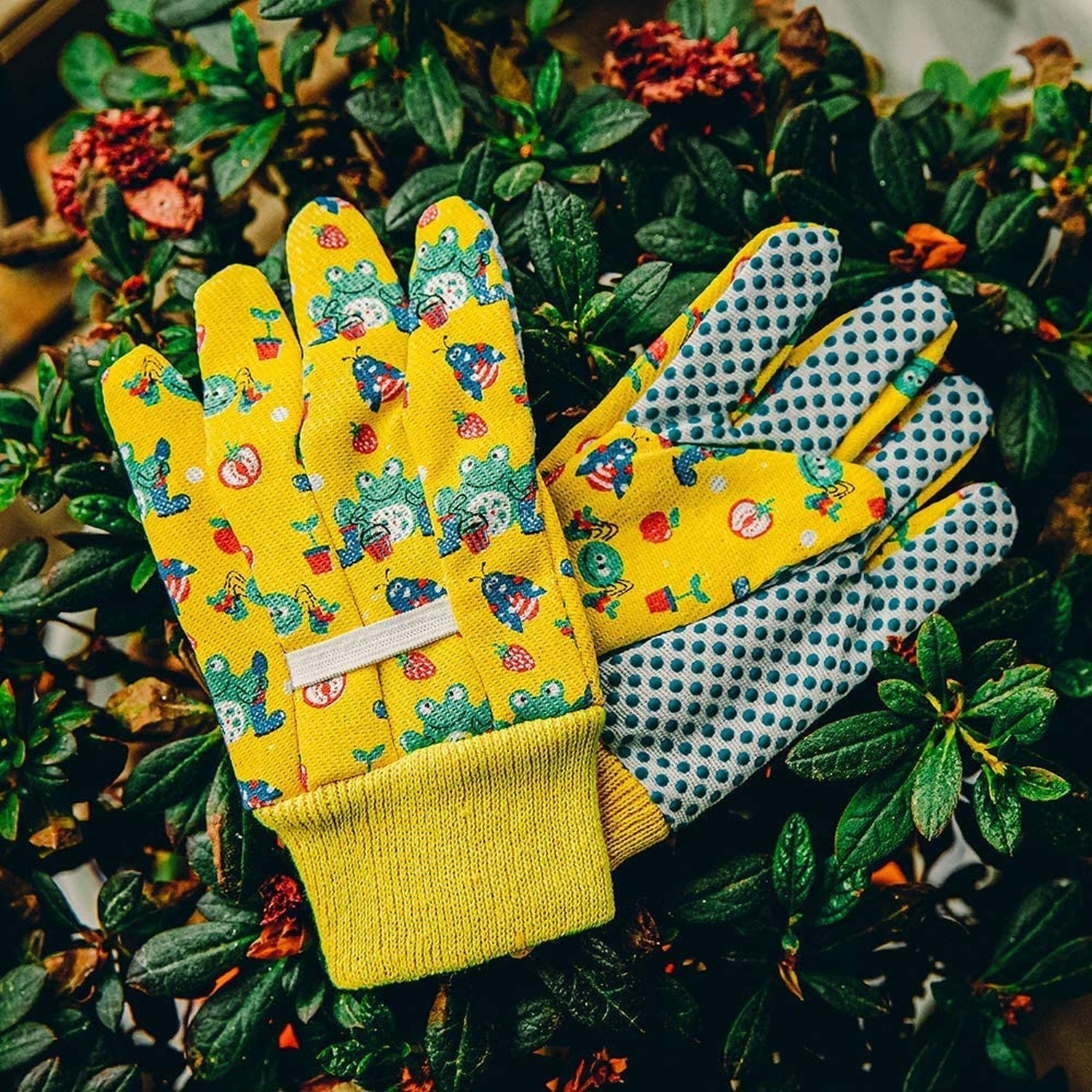 PROMEDIX P Kids Garden Gloves 3-6 Years Old Children Gardening Gloves Cotton …