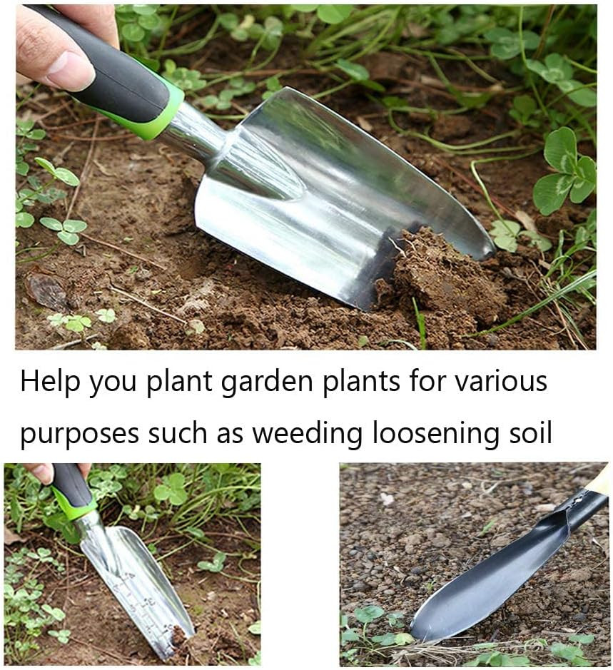 Garden Trowel & Hand Wide Shovel Pointed with Soft Rubberized Non-Slip Ergono…
