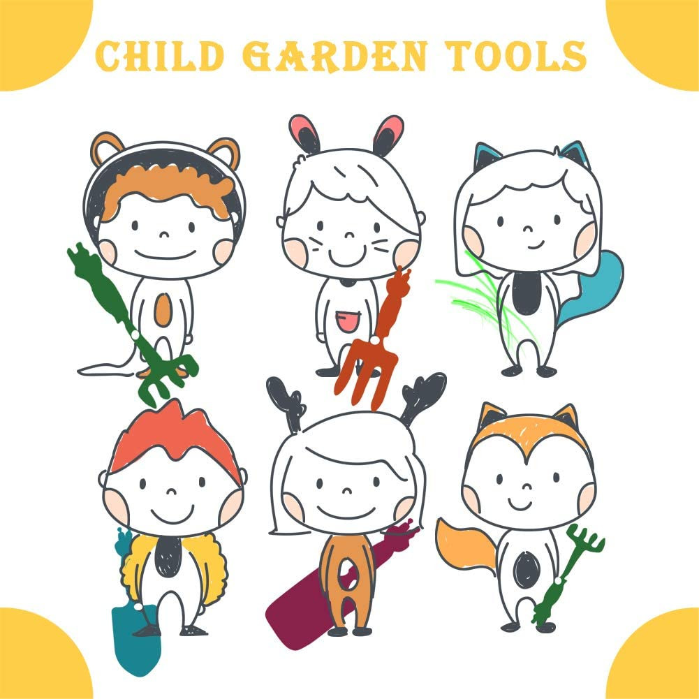 Kids Gardening Tools Set Metal for Kids Hand Shovel Mini Garden Tools for Kids,