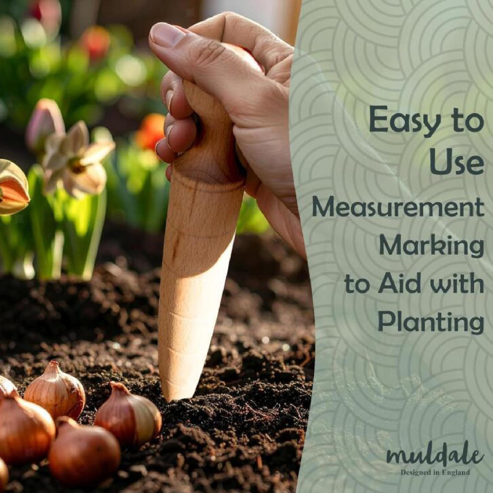 Garden Dibber Planter Tool Handheld 5.91″ Lightweight Practical Efficient Easy