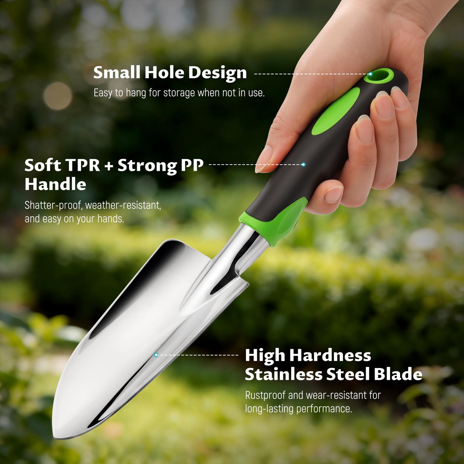 Gardening Tool Set, Heavy Duty Aluminum Alloy Hand Tools, Ergonomic Handle De…