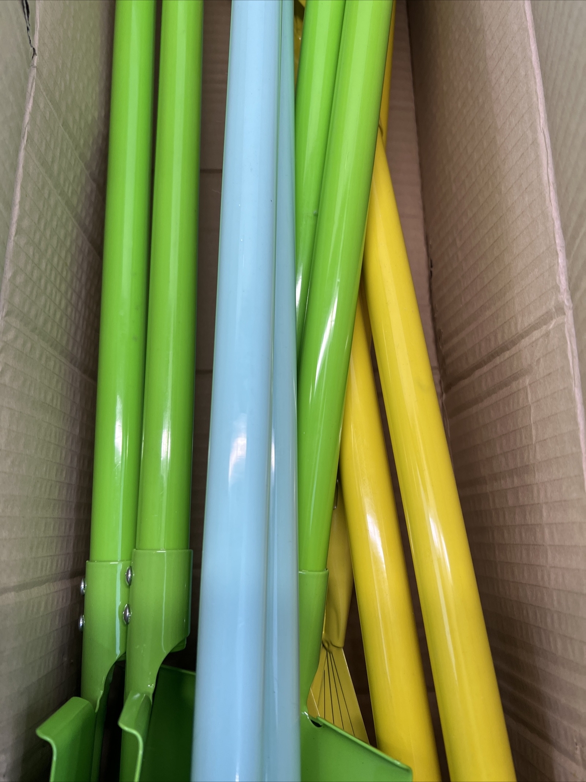 12Pc Kids Metal Garden Tool Set Rakes Shovels Hoes 27″ Beach Yard Toy Bulk Lot