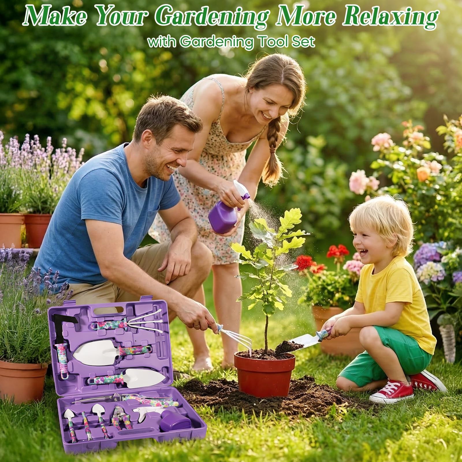 Gardening Gifts for Women, Gardening Tools for Mom Grandma Wife, 10 Pcs Garde…