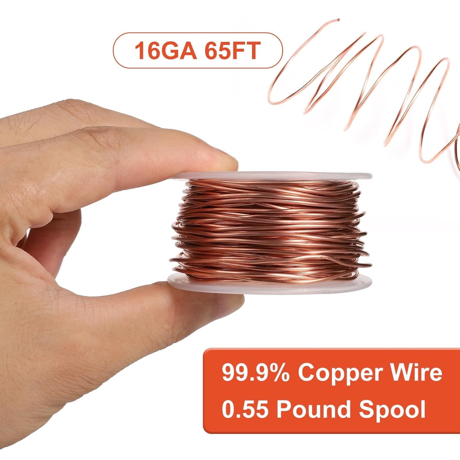 65 Feet Pure Copper Electroculture Gardening Antenna for Enhanced Growth