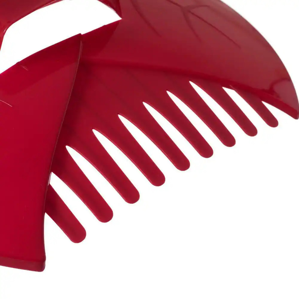 12 In. Plastic Handle Decorative Pair of Leaf Scoops, Hand Rakes for Lawn and Ga