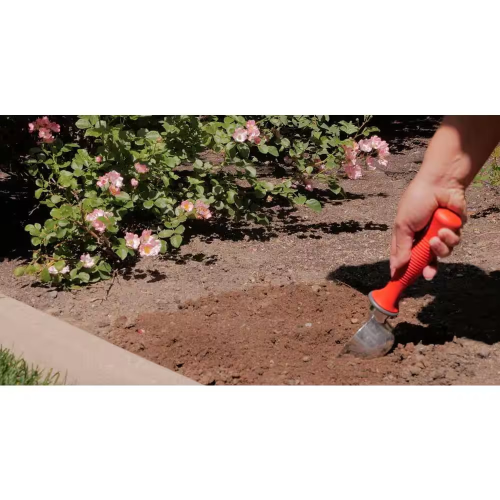 12.75 In. Comfort Non-Slip Grip Hand Scoop Garden Trowel