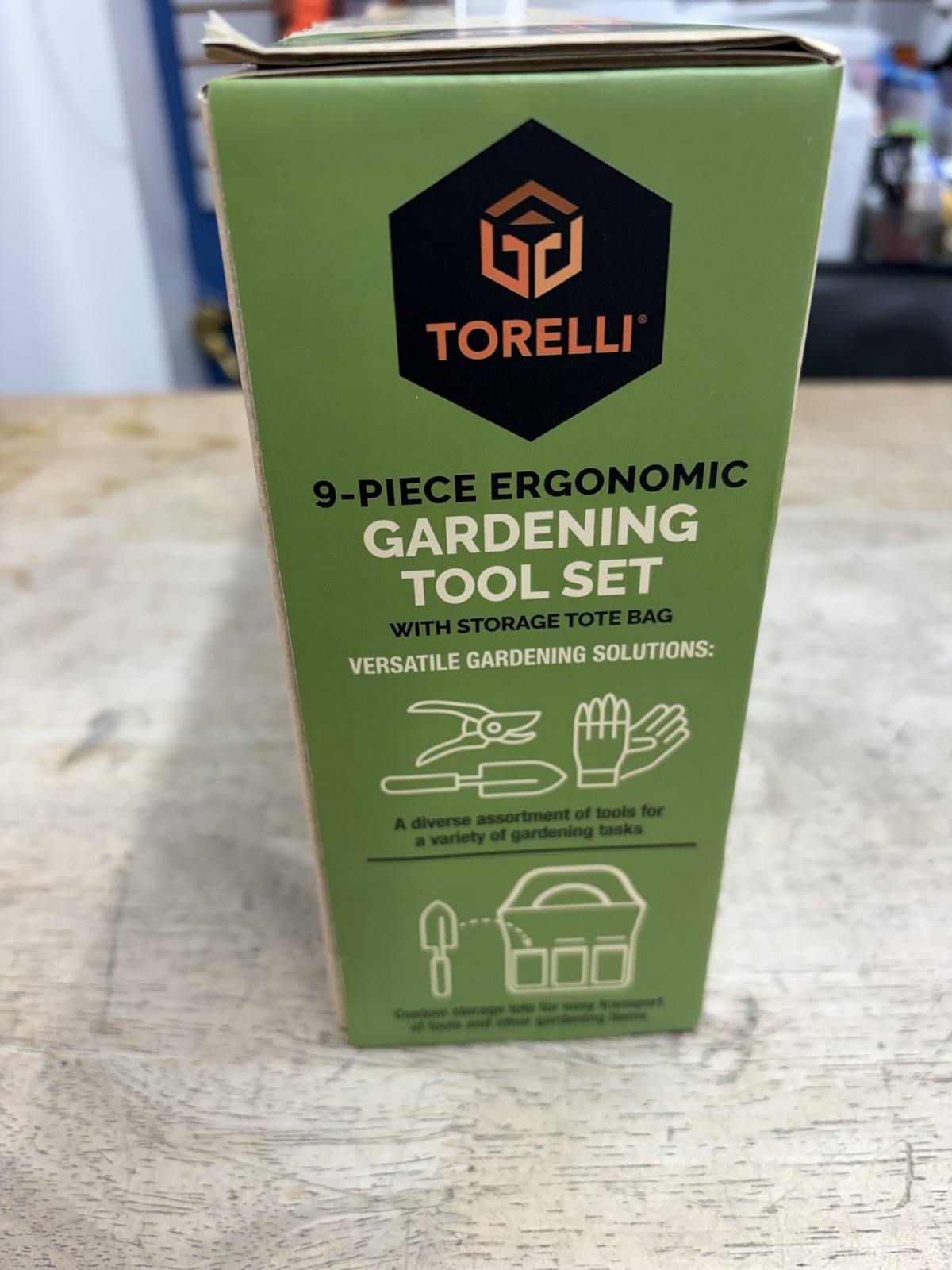 Garden Tools Set, 9 Pcs Gardening Supplies Hand Tool Kit for Women Men Gardener