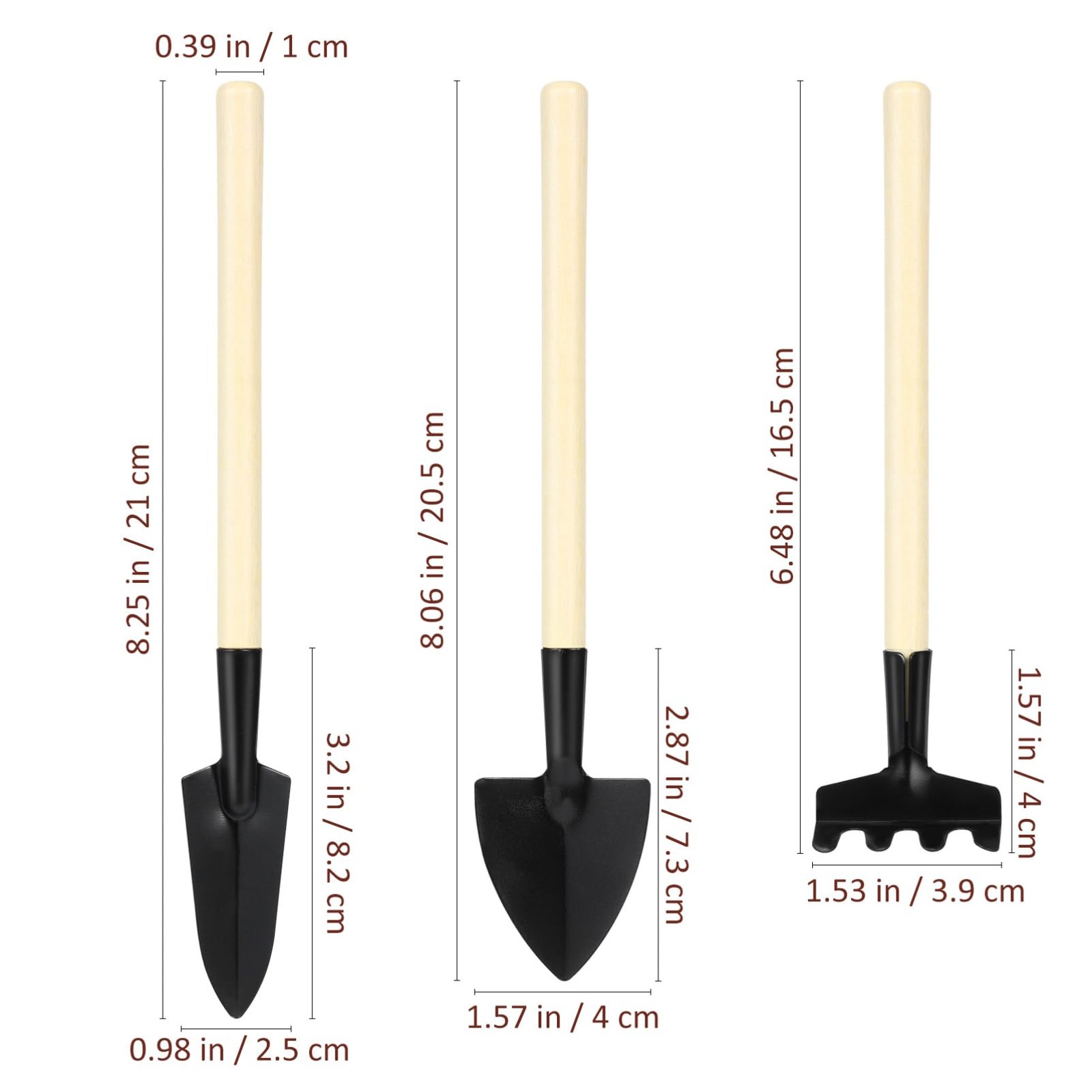 24 Pcs Mini Gardening Tools, Small Hand Miniature Garden Tools, Including Tro…