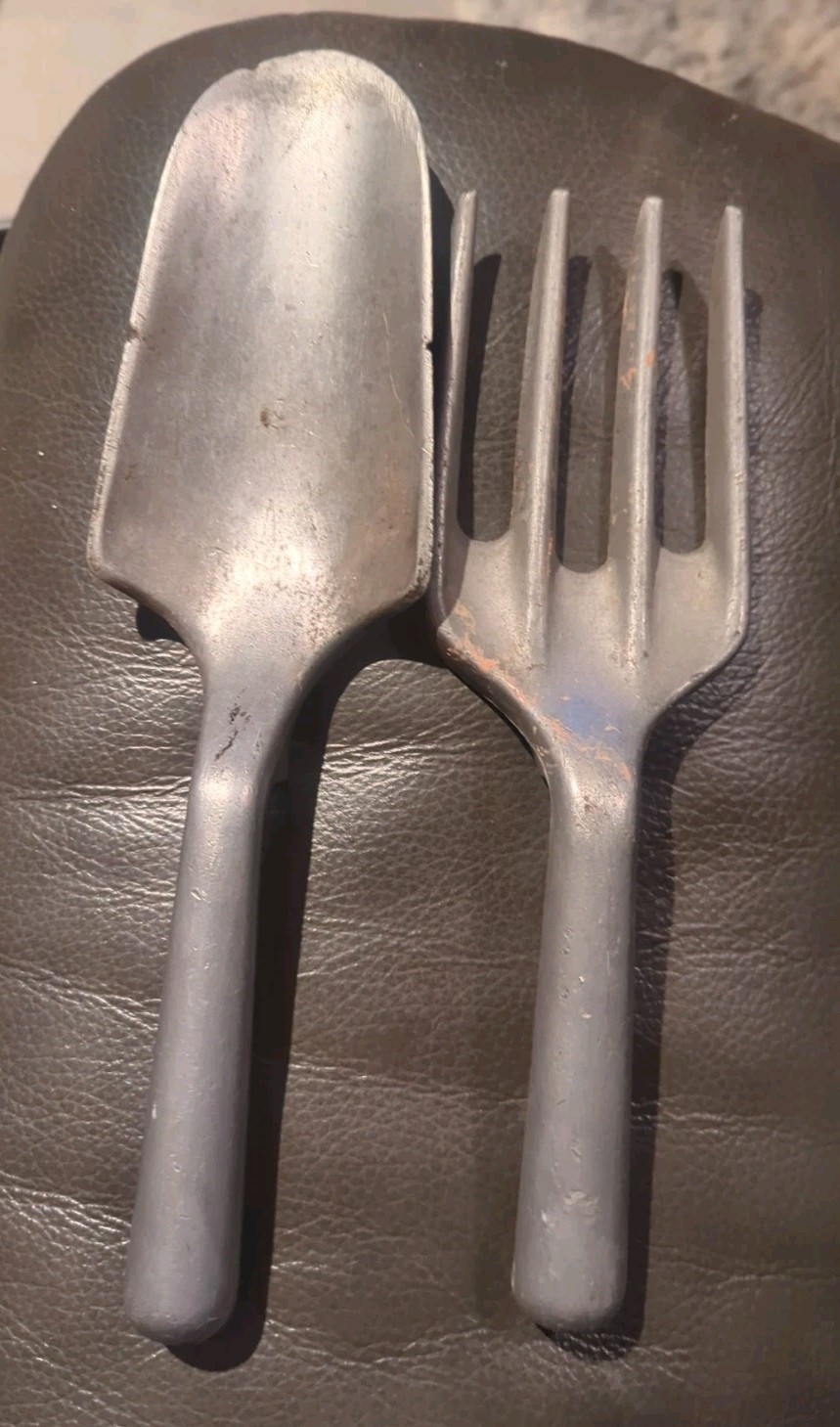Vint MARKLE Cast Aluminum Garden Hand Tools Hand Shovel Trowel & Rake Fork 3083
