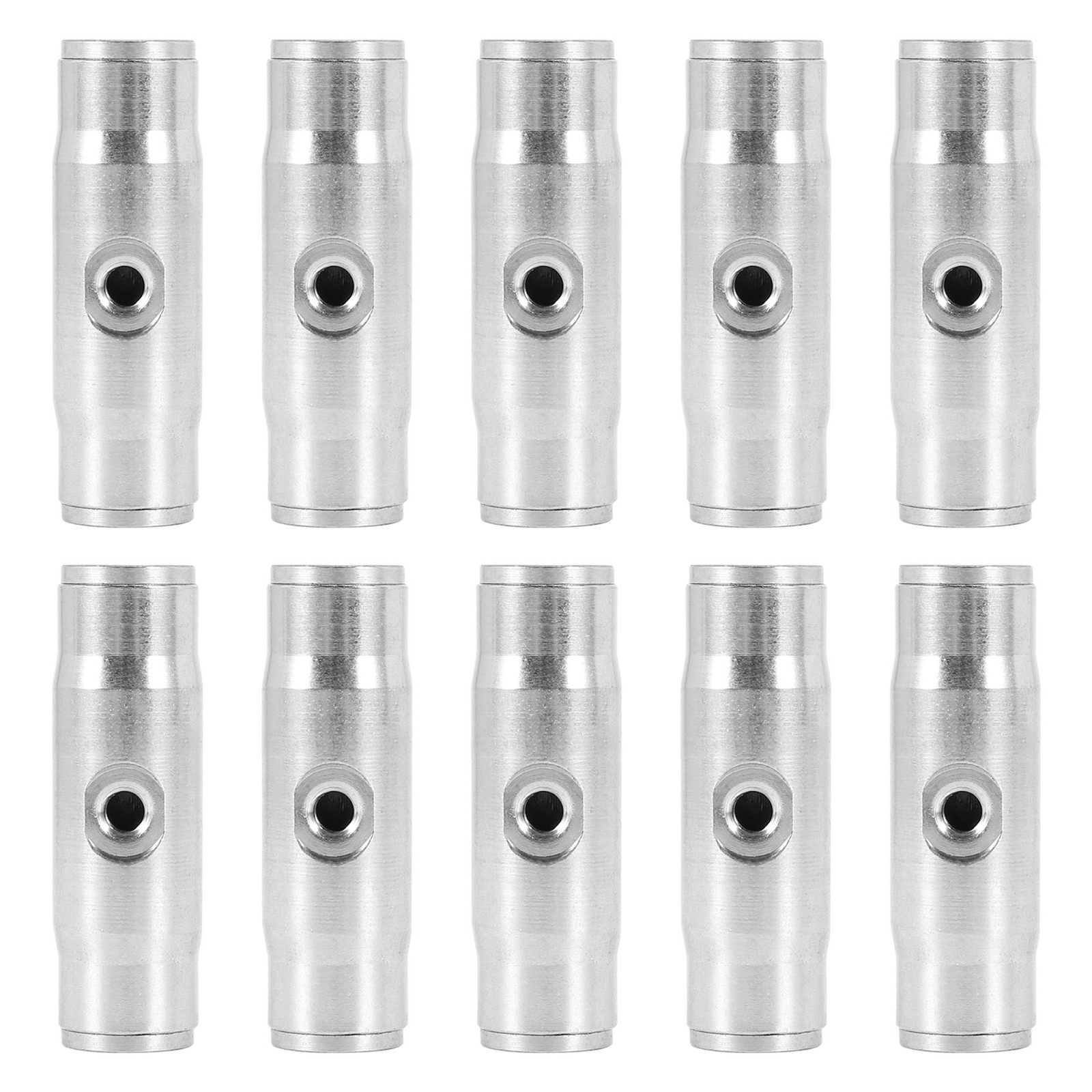 10Pcs 3/8 inch Slip Lok Misting Nozzle Coupling Tees 10/24 UNC 1000 PSI 8204