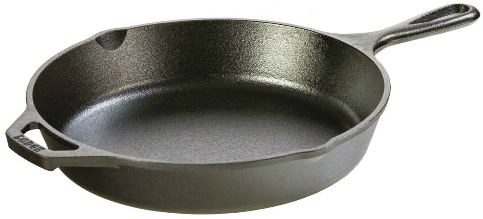 Lodge Pre-Seasoned Cast Iron 5 Piece Set, Black Bundle
