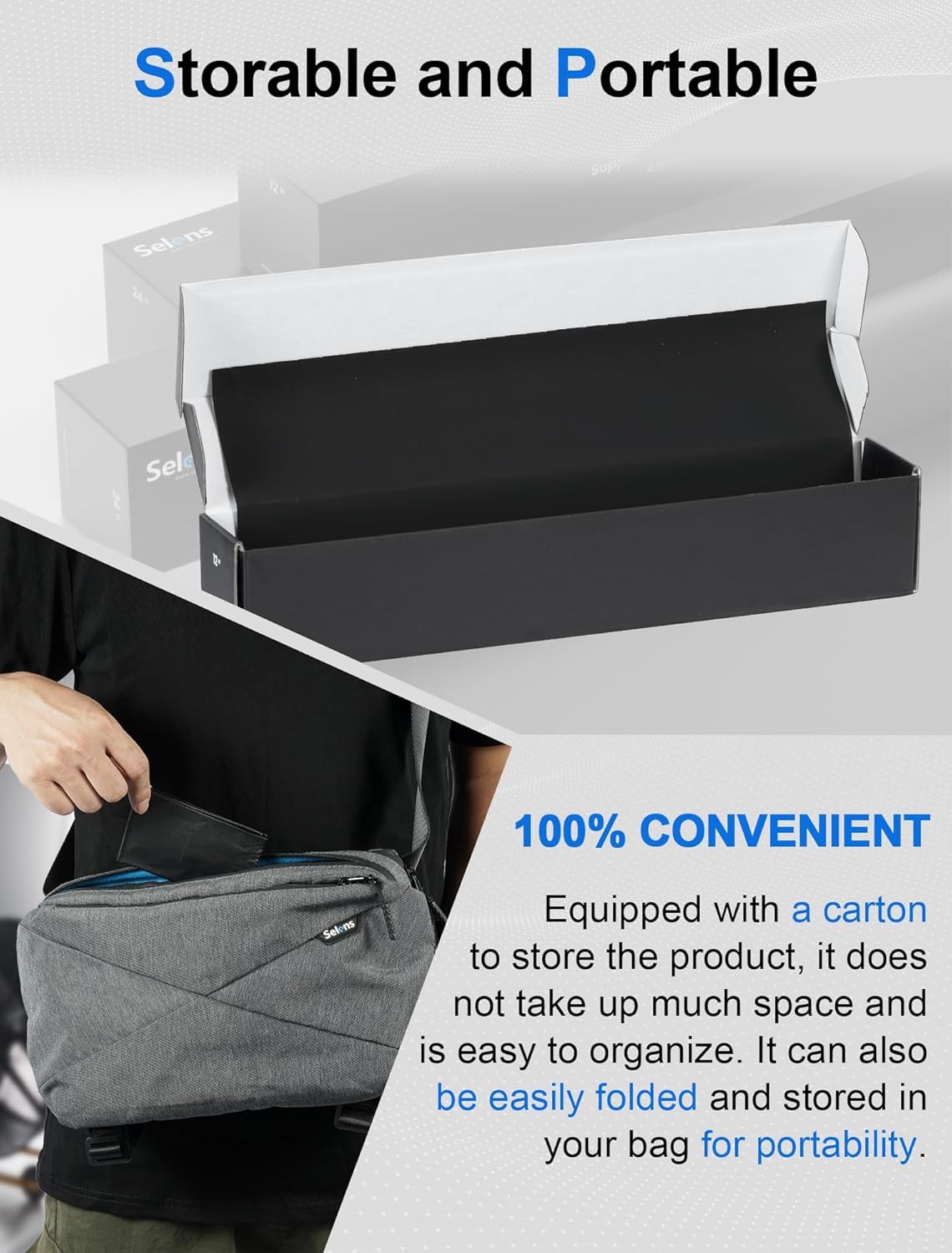 Selens Matte Cinefoil 12inch x 12.5feet Roll, Blcakfoil for Photograph Shapin…