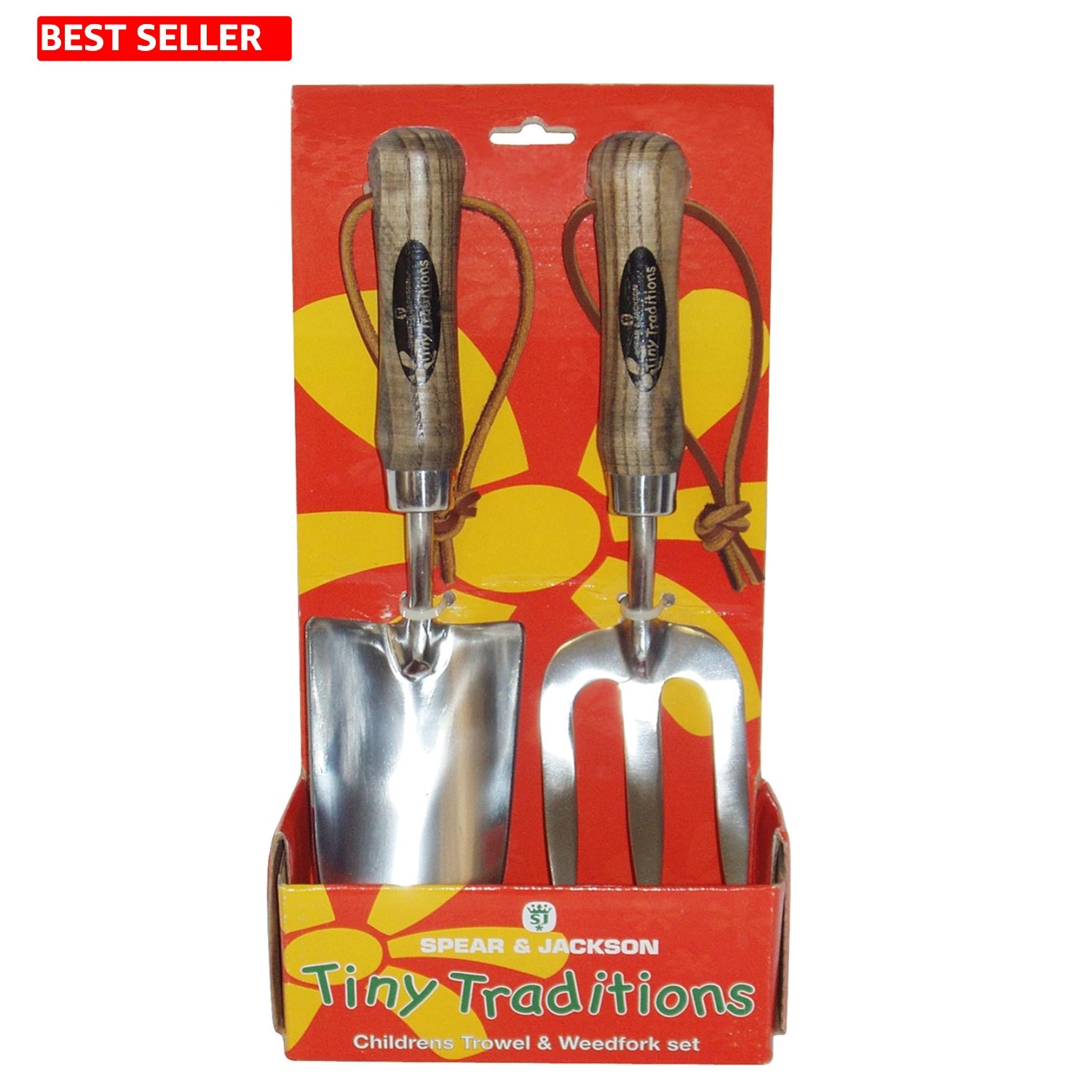 Mirror Polished Stainless Steel Children’s Trowel & Fork Set for Young Gardeners