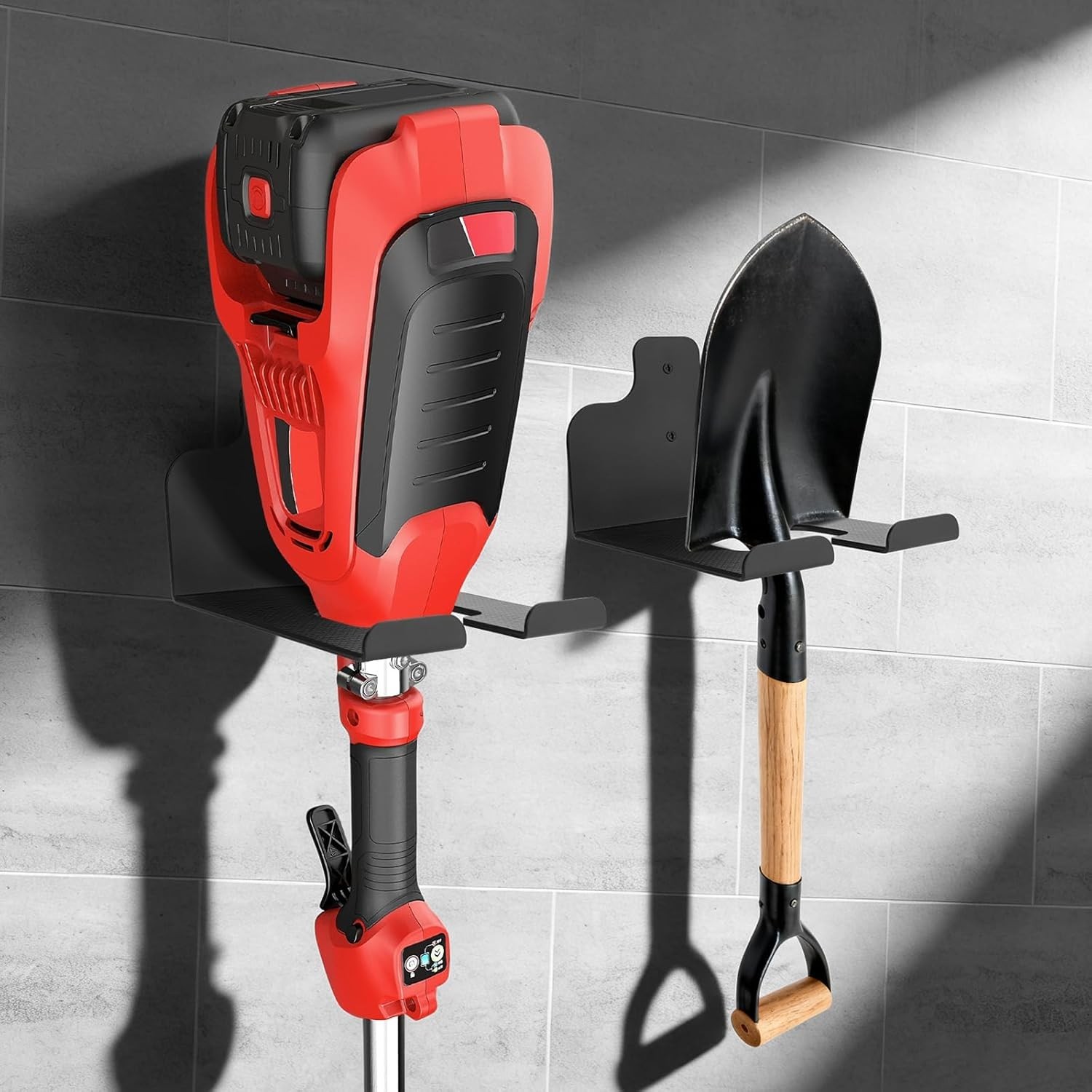 Rust-Resistant Wall-Mounted Garden Tool Hanger – Includes 2 Heavy-Duty Holders