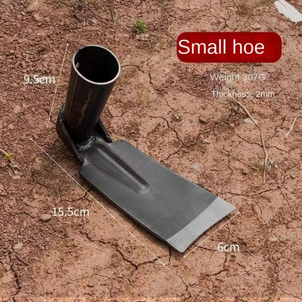 Forged Steel Garden Hoe Heavy-Duty Weeding Digging Tool for Farming & Plantiing