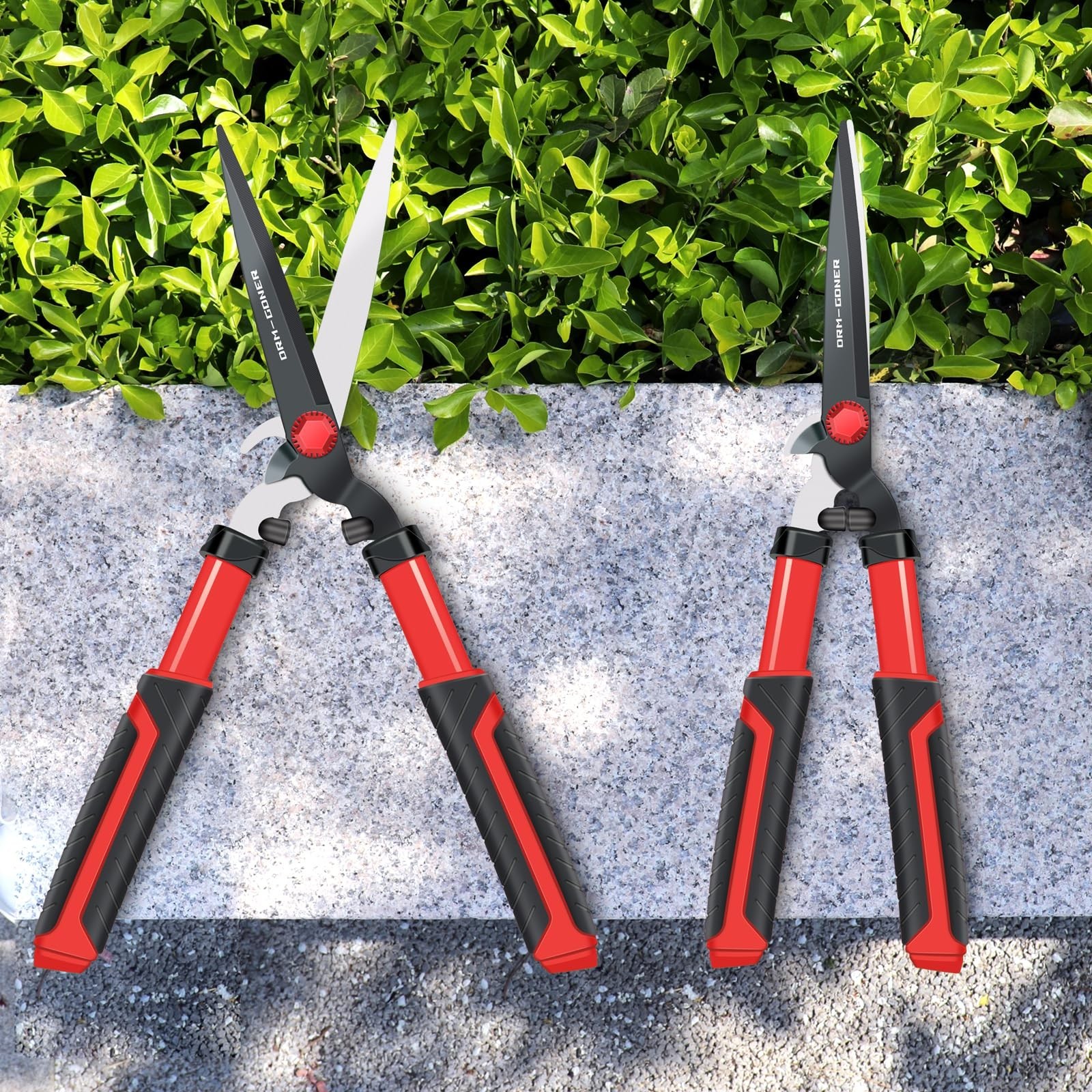 Garden Hedge Shear with Bypass Shear,Garden Hedge Trimmer with Shock Absorbin…