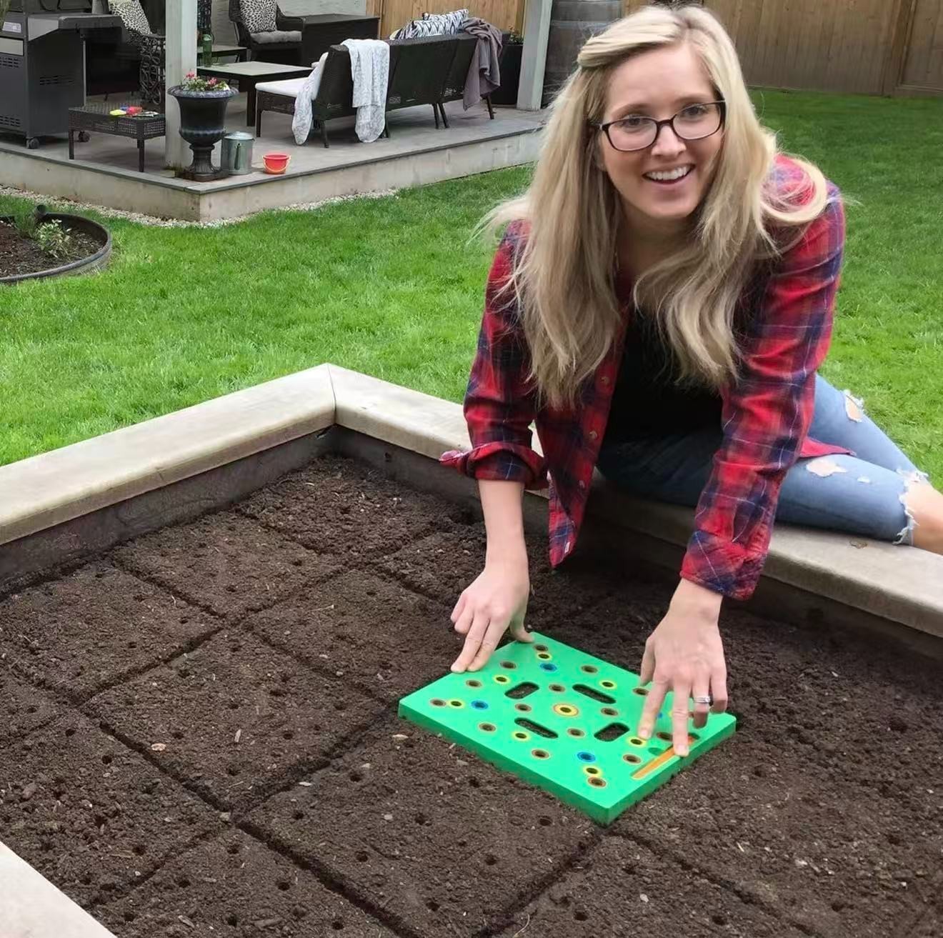 Seed and Seedling Spacer Tool for Bigger Harvests, Organized Plants & Fewer W…