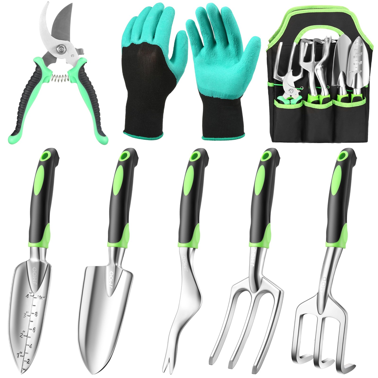 Garden Tools, 8-Piece Garden Tool Set with Non-Slip Ergonomic HandlesIdeal fo…