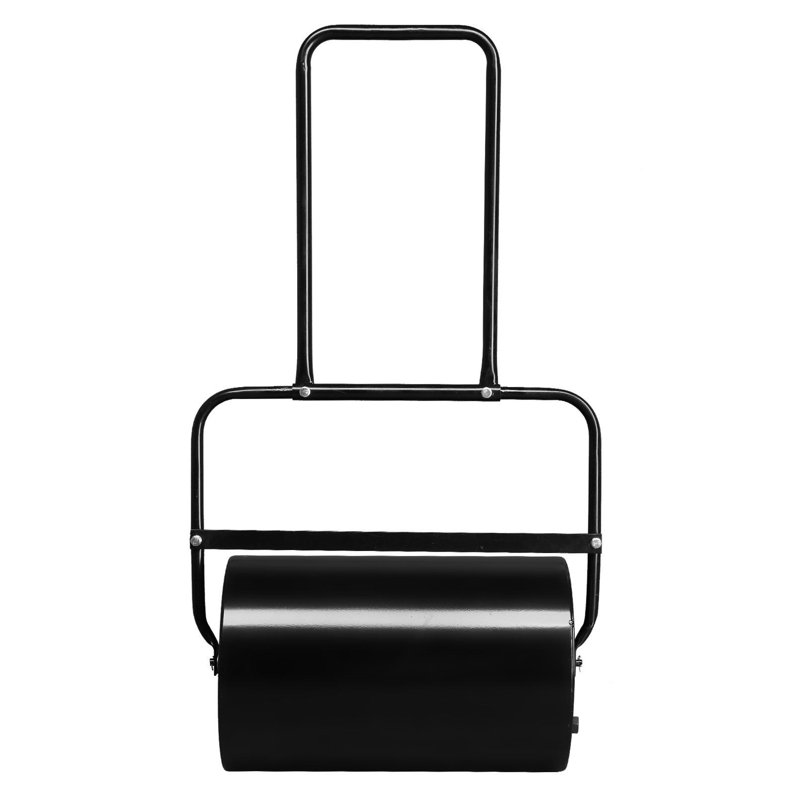 19.5in Lawn Roller Iron Cylindrical Black