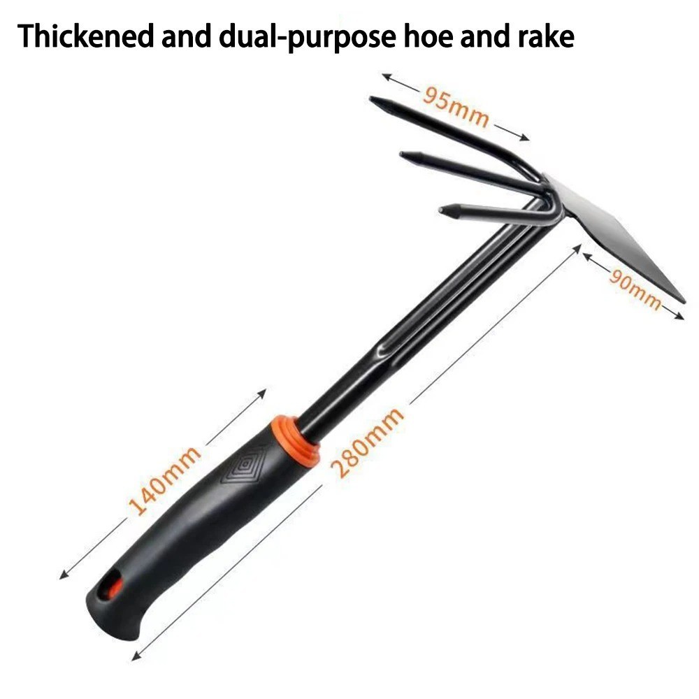 Dual Purpose Hoe & Hand Shovel – Mini Garden Tool for Gardening