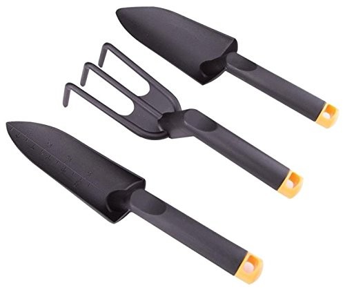 Garden Hand Tools Set Trowel, Transplanter, Cultivator Lightweight & Durable