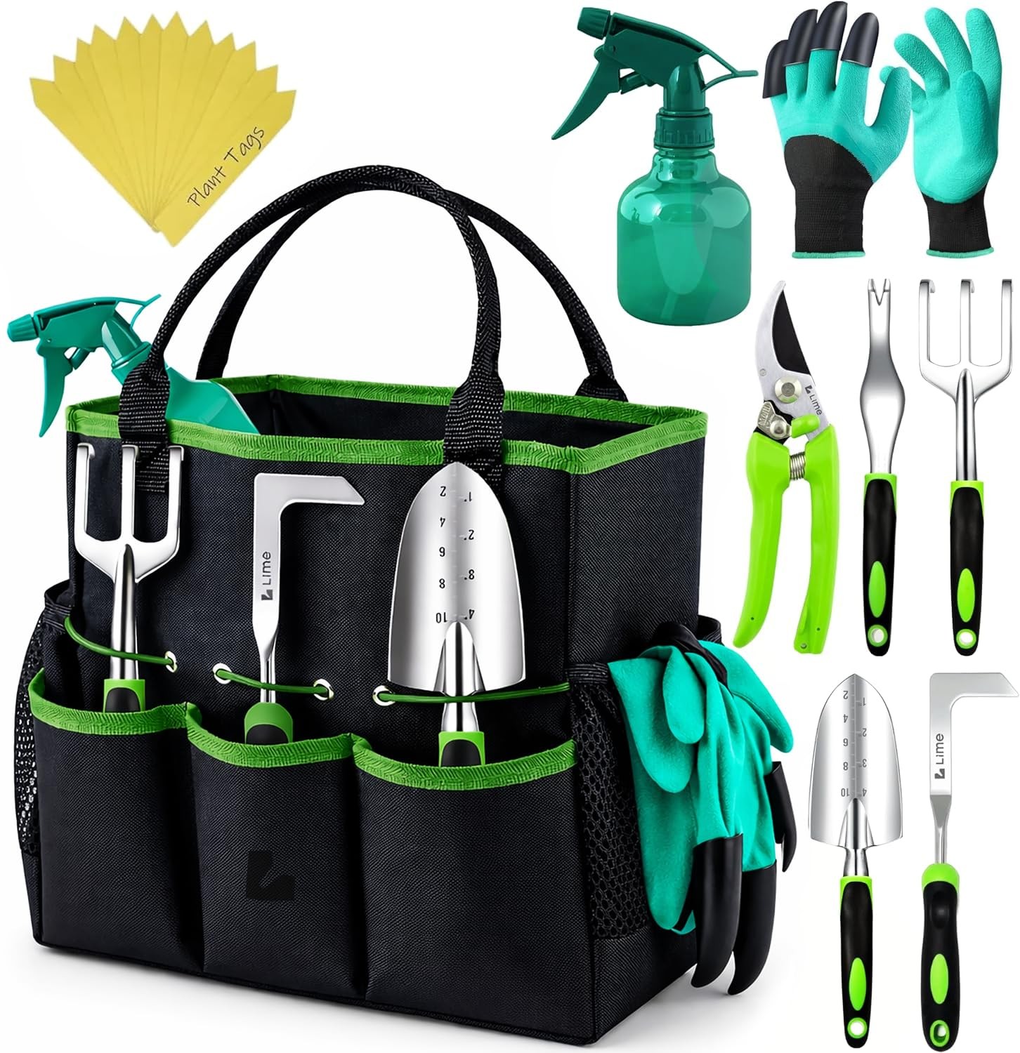 Heavy Duty Gardening Tools – Gardening Gifts for Women, Men, Mom, Dad – Durab…
