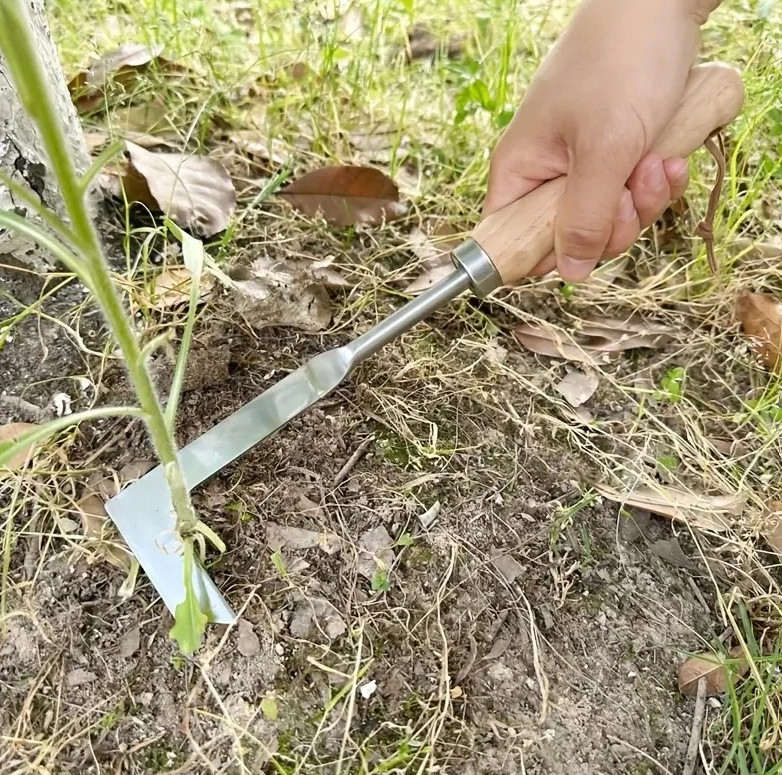 1pc Heavy-Duty Carbon Steel Hand Shovel Ergonomic Weeding Tool for Gardens – NEW