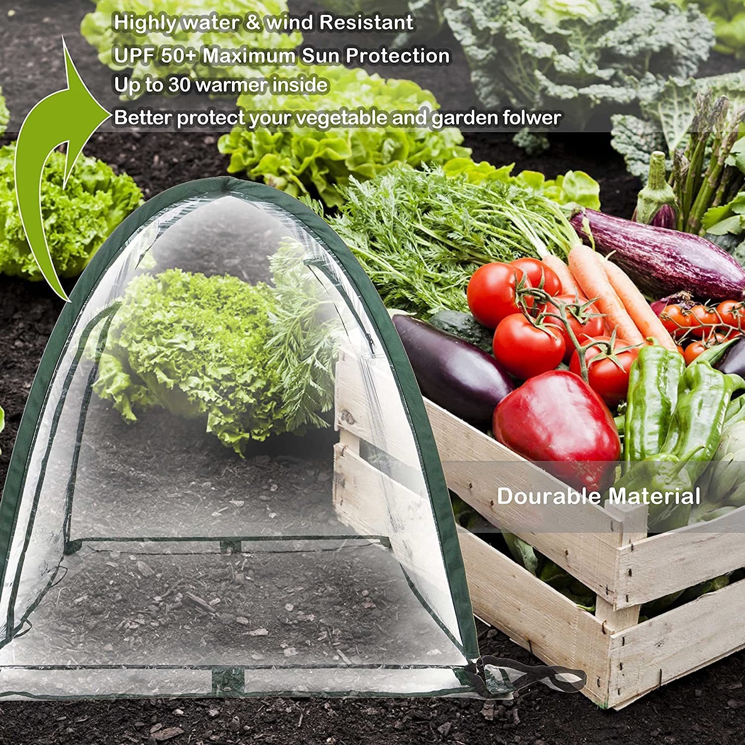 Porayhut Pop Up Greenhouse Cover Flower Housepack Of 3Mini Gardening Plant