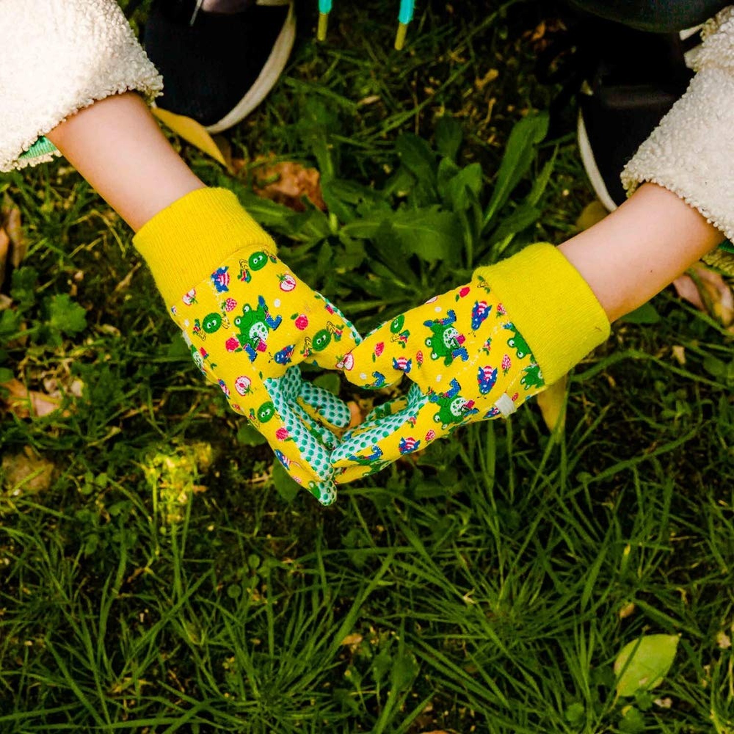 PROMEDIX P Kids Garden Gloves 3-6 Years Old Children Gardening Gloves Cotton …