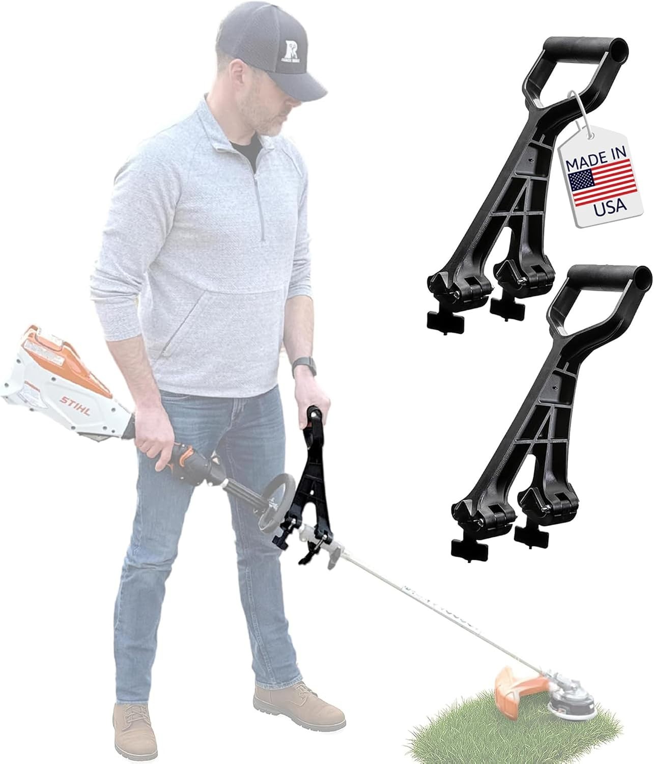 Ergonomic Universal Handle Attachment for Gardening Tools – 2 Pack