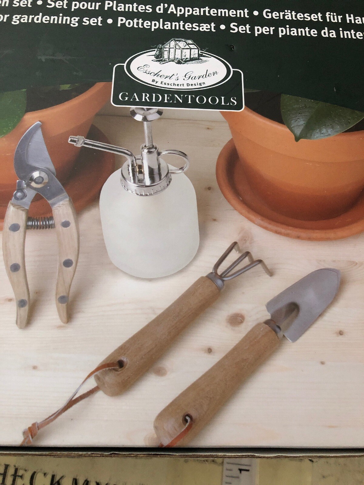 NEW 4-Piece Indoor Garden Tool Set by Esschert Design