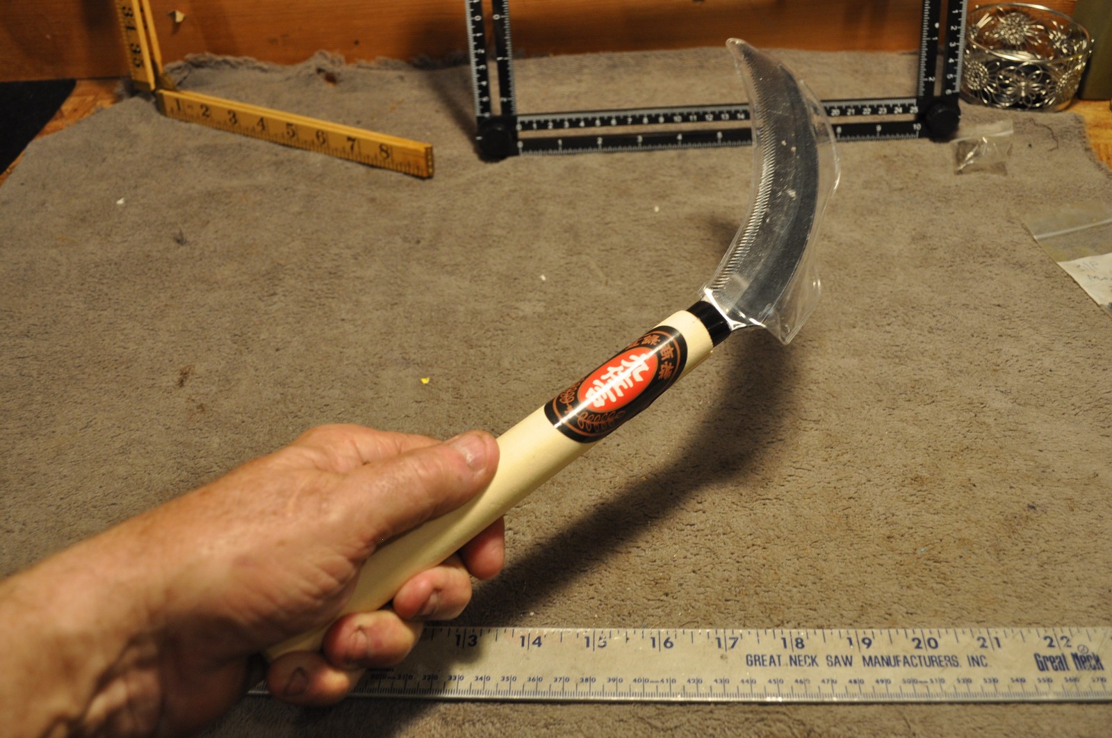 Chinese Hooked Garden Harvesting Tool, New never used, see pictures