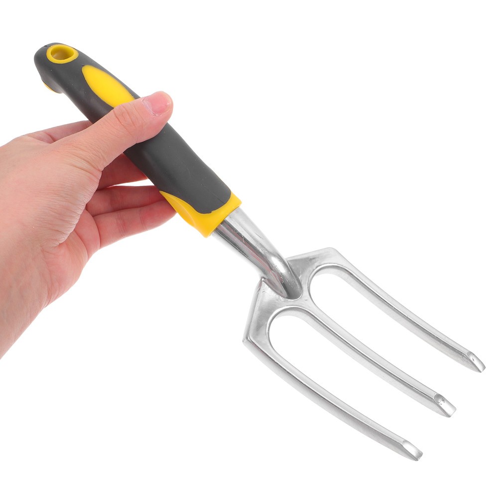 Garden Weeding Tool Sturdy Cultivator Hand Rake Border Digging Fork