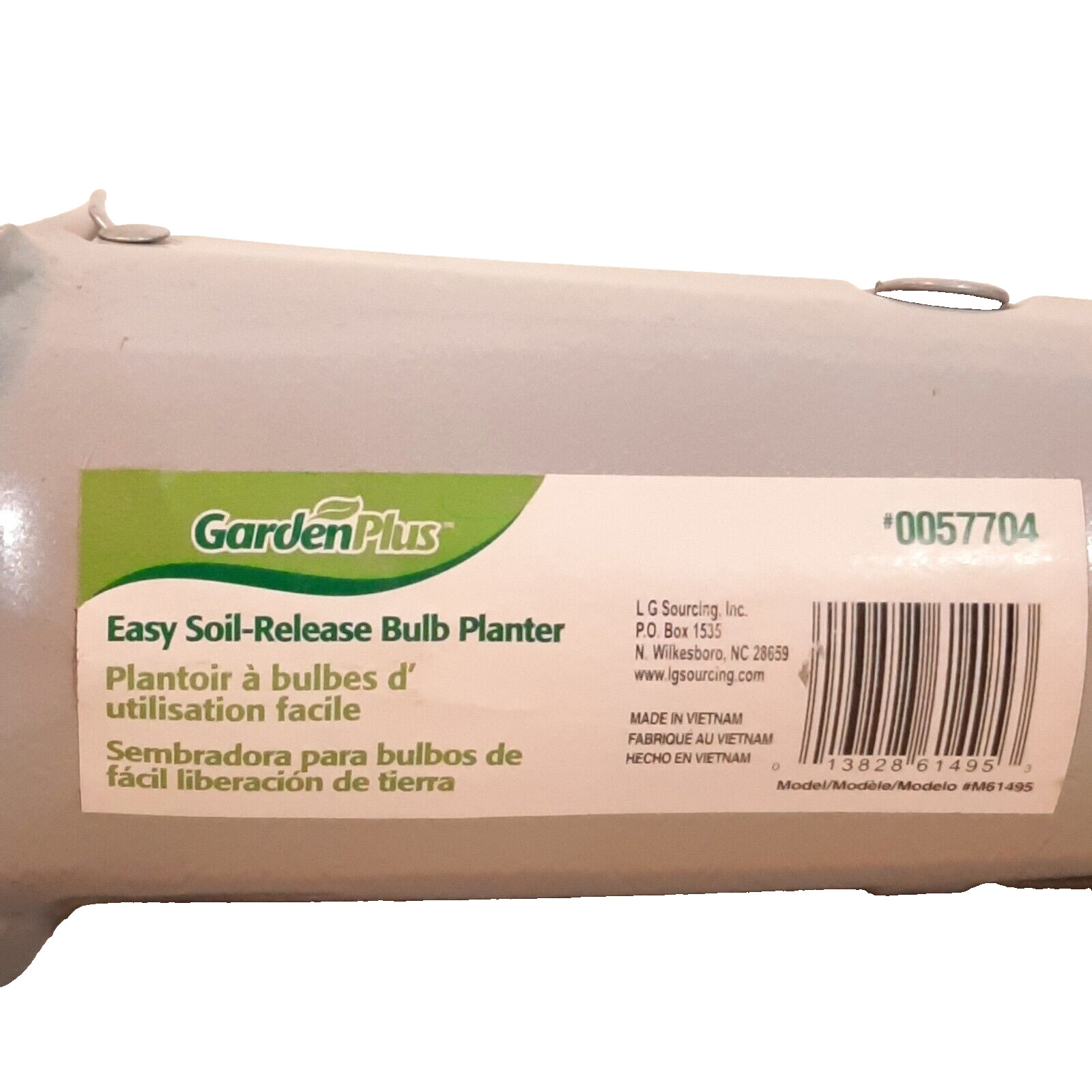 Garden Plus Stainless Steel Bulb Planter Tool Easy Soil Release Depth Marker