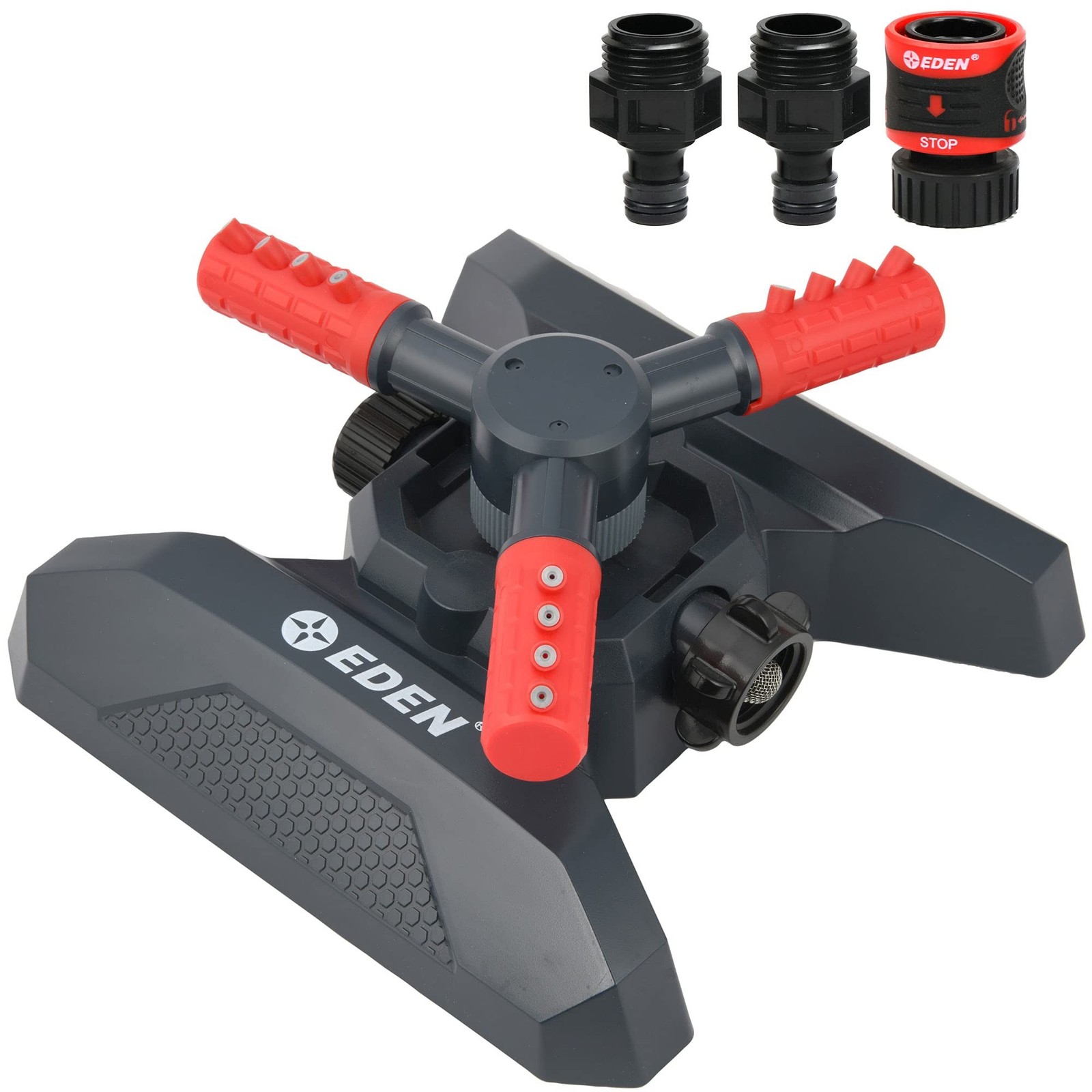 Eden 94120 Automatic Rotating Lawn and Garden Sprinkler for Yard, Large Area …