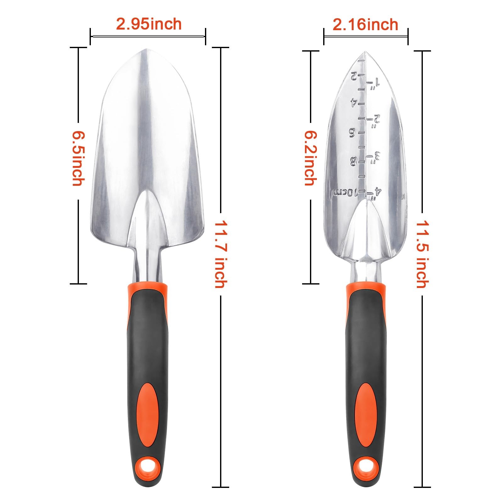 Garden Shovel Trowel Garden Tool Set 2 Pack Heavy Duty Gardening Tools Set
