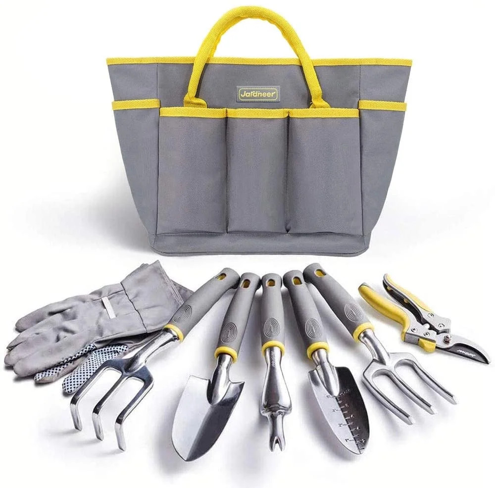8-Piece Heavy Duty Garden Tool Set for Men and Women Gardening Gifts