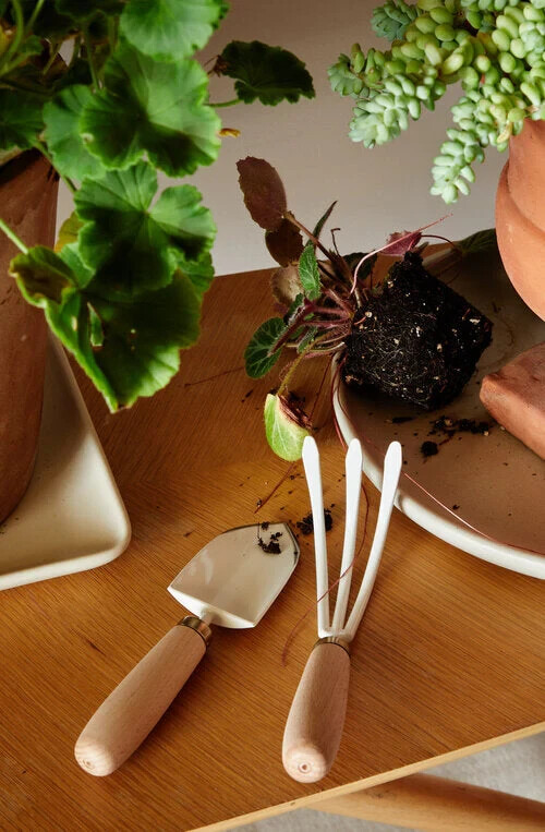The Floral Society Garden Tool Set, White, Count -2