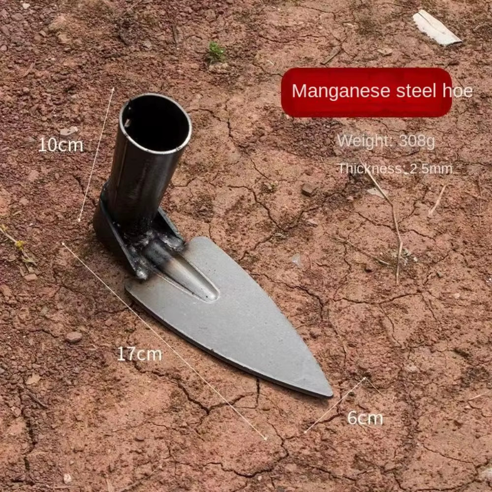 Forged Steel Garden Hoe Heavy-Duty Weeding Digging Tool for Farming & Plantiing