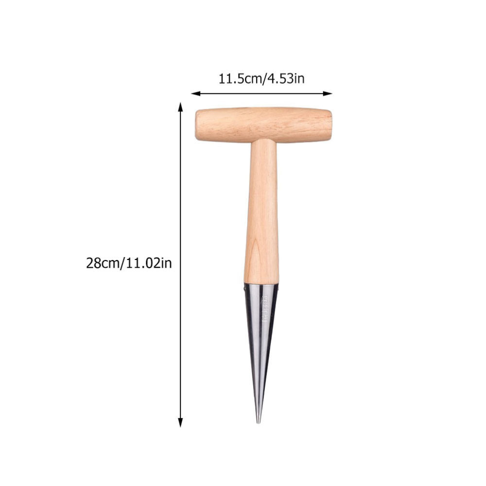 2pcs Small Digging Hoe Dibber Garden Tools Potato Dibber Small Hand Hoe