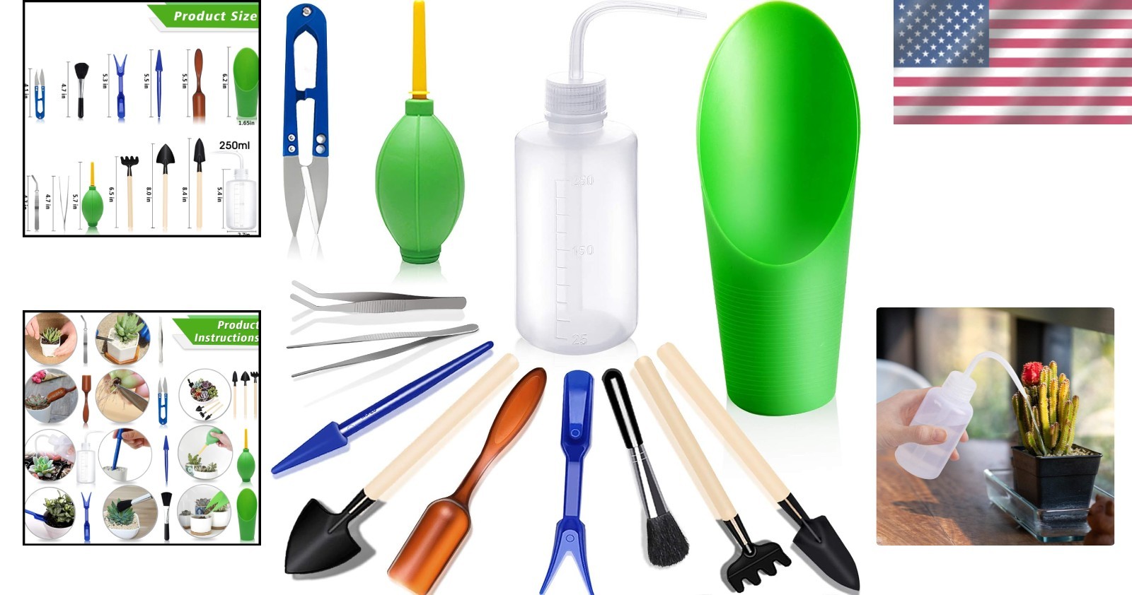 13-Piece Succulent Care Kit – Lightweight Mini Garden Tool Set for All Levels