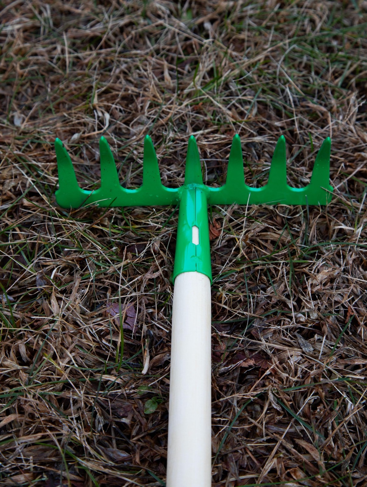 Kids Garden Tool Set – 4-Piece Toy Rake, Spade, Hoe & Leaf Rake, Steel & Wood, 5