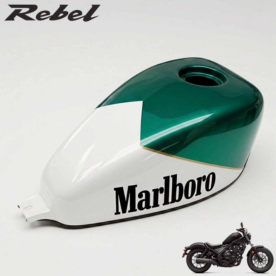 Fuel Tank Cover ABS Green/White Fit For HONDA REBEL CMX 300&500 2017-2026