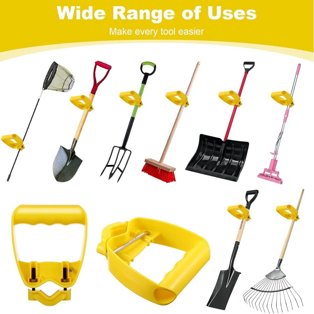 1 Pack Back Saving Tool Handle Attachment, Labor Saving Ergonomic Shovel or5243