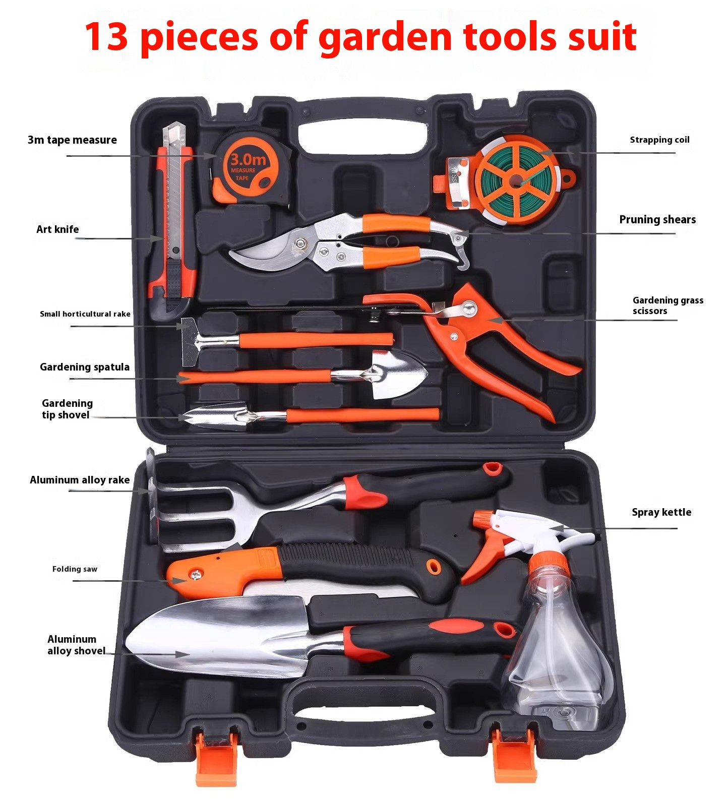 Hardware Toolbox Garden Gardening Tools Combination Set Electric Heating Glue