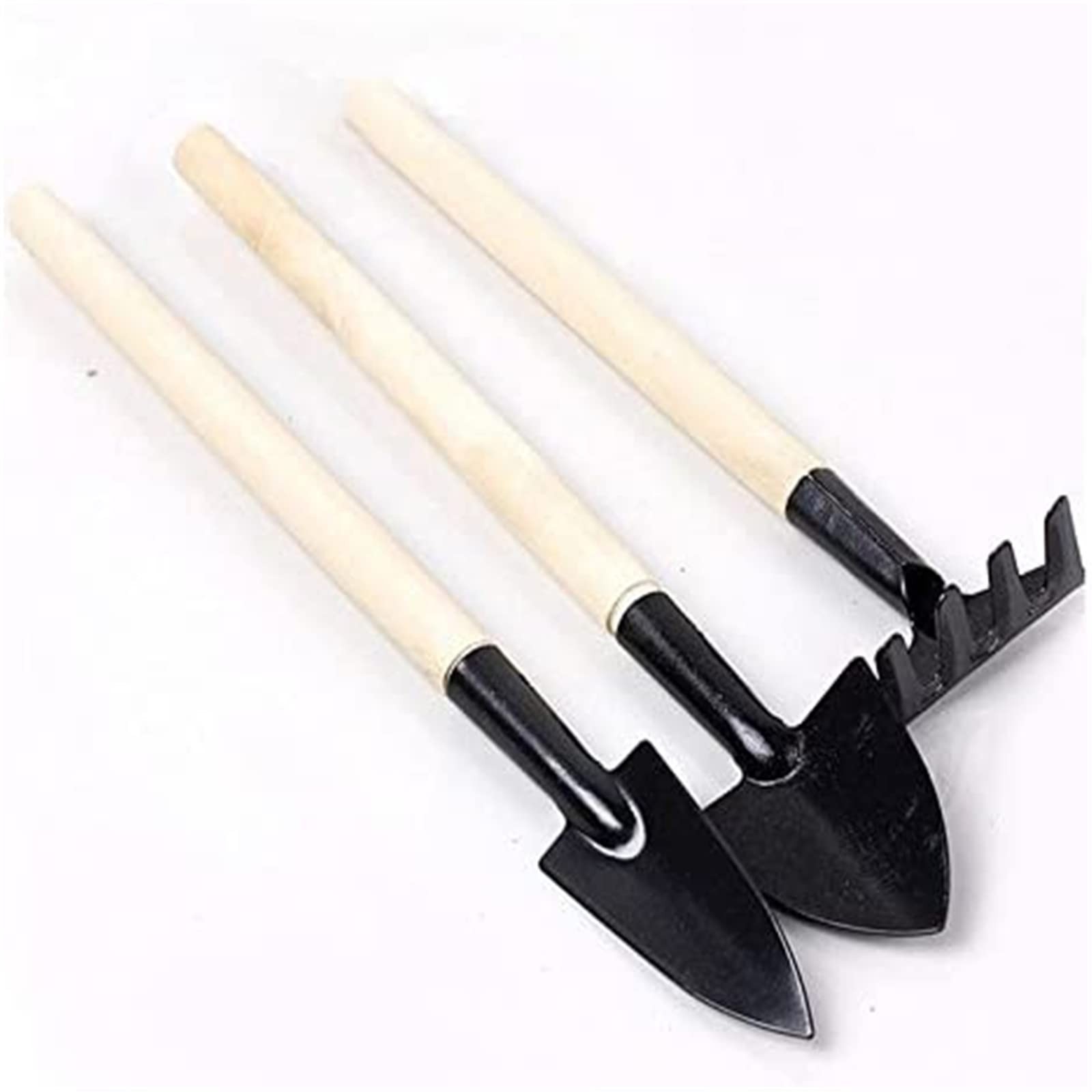 6 Pcs Garden Tools Mini Gardening Kit Plant Potted Flower Gadget Wooden Handl…