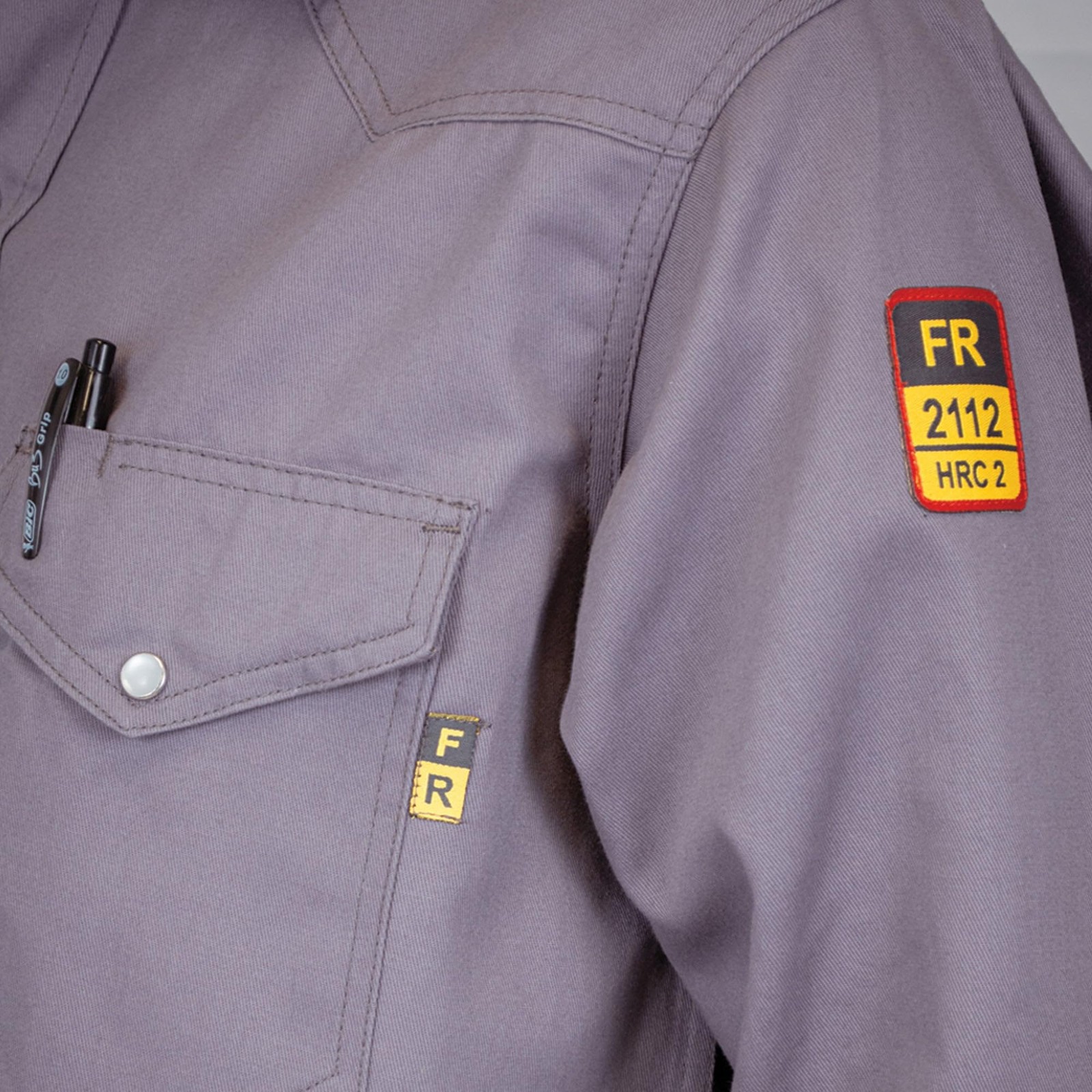 Just In Trend Flame Resistant Fr Welding Shirt – 100 C – 9 Oz 2X-Large Light