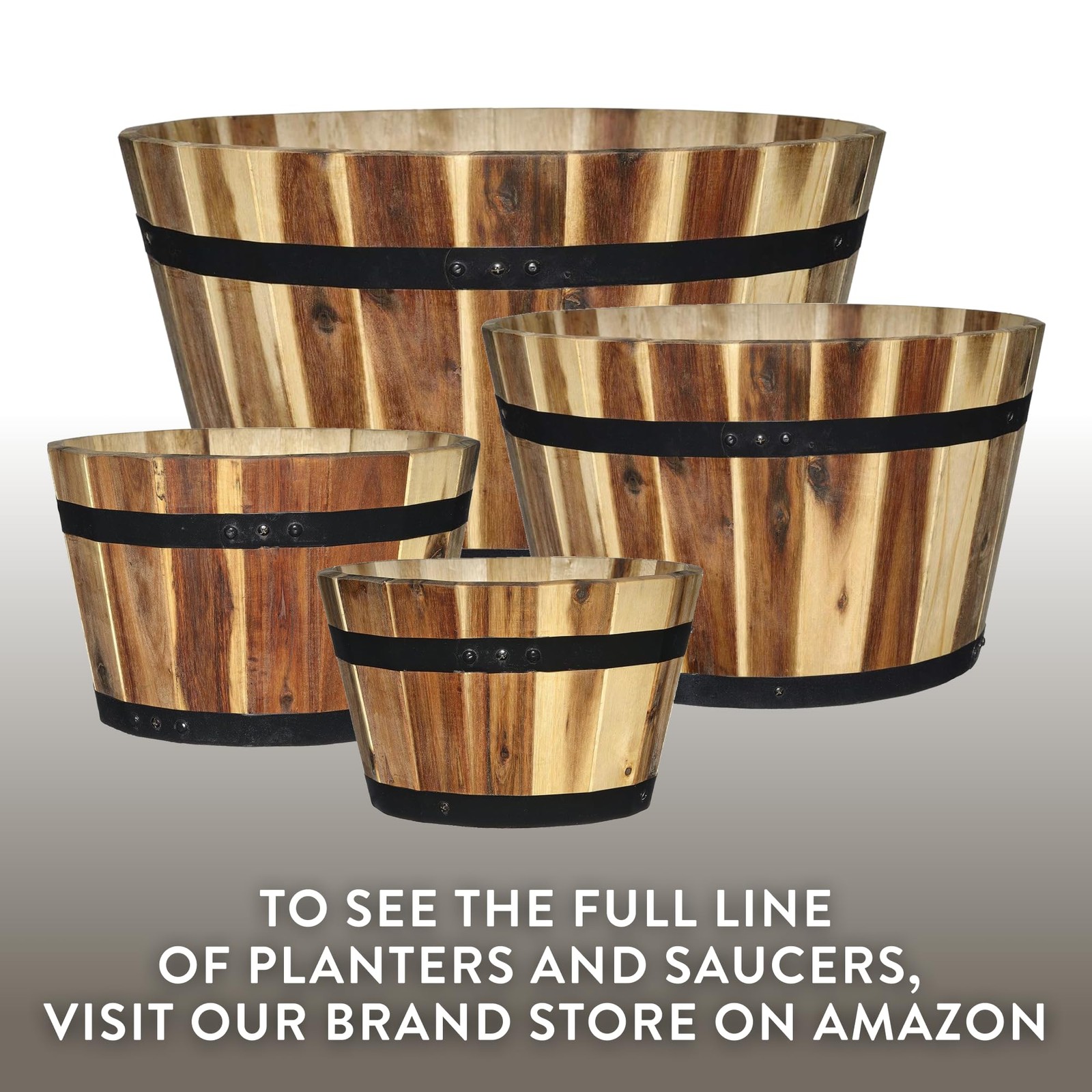 Classic Home & Garden Classic Home And Garden By Growscape 5/800/3 Wood Barrel